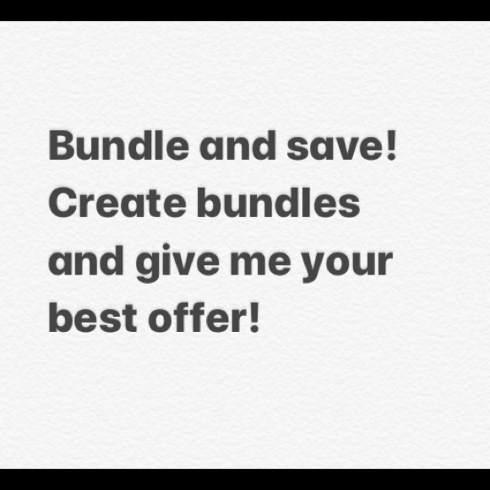 Bundle and save!!!